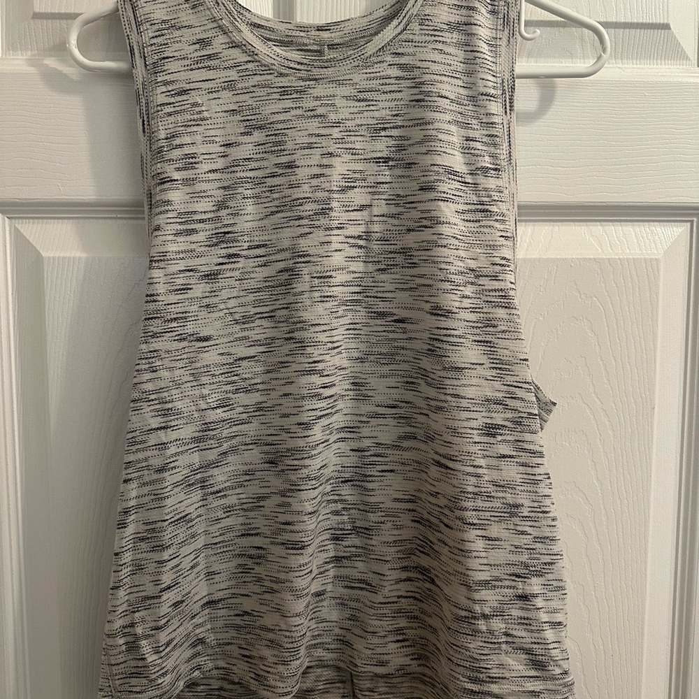 lululemon athletica Black and White Tank Top